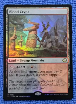 MTG 1x Blood Crypt 0262 Lorwyn Eclipsed ECL Foil - Image 1