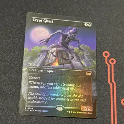 MTG Crypt Ghast BORDERLESS FOIL Commander: Duskmourn: House of Horror 0368 NM - Image 1