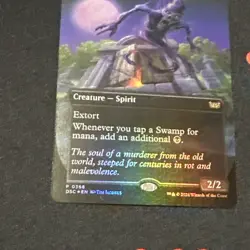 MTG Crypt Ghast BORDERLESS FOIL Commander: Duskmourn: House of Horror 0368 NM - Image 2