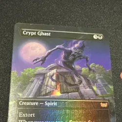 MTG Crypt Ghast BORDERLESS FOIL Commander: Duskmourn: House of Horror 0368 NM - Image 3