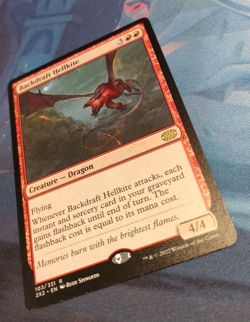 Backdraft Hellkite - Double Masters 2022 - Rare - NM to LP (see pics) MTG - Image 3