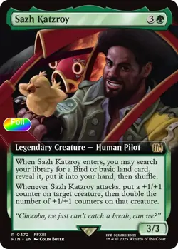Sazh Katzroy (Extended Art) Foil 472 FINAL FANTASY NM EN - Image 1