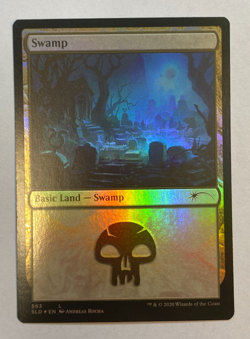 MTG - Secret Lair: Foil Jumpstart Lands - Swamp (#563) - Image 1