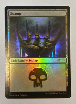 MTG - Secret Lair: Foil Jumpstart Lands - Swamp (#557) - Image 1