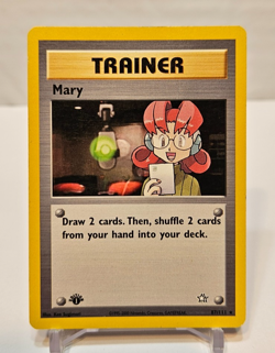 Mary 87/111 Rare 1st Edition Neo Genesis Pokemon 1819 - Image 1
