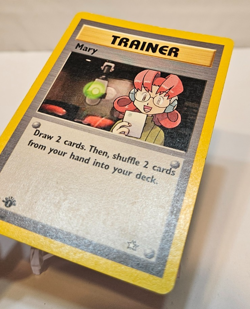 Mary 87/111 Rare 1st Edition Neo Genesis Pokemon 1819 - Image 2