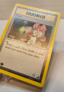 Mary 87/111 Rare 1st Edition Neo Genesis Pokemon 1819 - Image 3