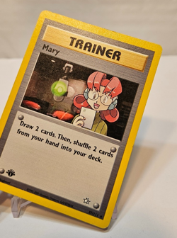 Mary 87/111 Rare 1st Edition Neo Genesis Pokemon 1819 - Image 4