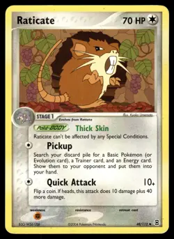 RATICATE - 48/112 Uncommon FireRed & LeafGreen Pokemon LP - Image 1