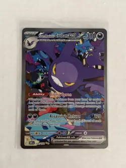 Team Rocket's Crobat ex 234/182 Sv10 Destined Rivals Ultra Rare Holo Full Art - Image 1