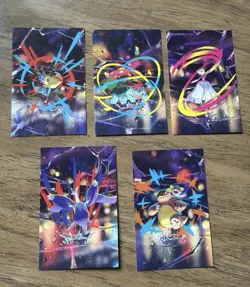 Pokemon TCG - Mega Evolution Complete Mini Tin 5 Card Art Set - Image 1