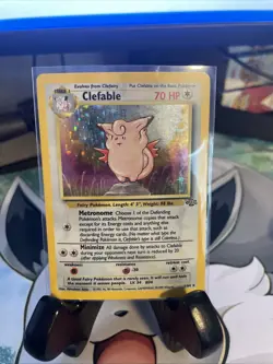 (HP!)Clefable Holo Rare Jungle 1/64 Pokemon Card - WOTC 1999 - Image 1