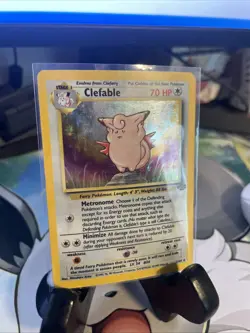 (HP!)Clefable Holo Rare Jungle 1/64 Pokemon Card - WOTC 1999 - Image 2
