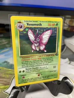 Pokemon TCG Venomoth 13/64 Jungle 1999 Holo Rare WOTC LP - Image 2