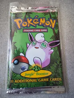 Sealed New Pokemon 1999 Jungle 1st Edition Booster Packs (2) + Jungle Theme Deck - Image 2