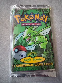 Sealed New Pokemon 1999 Jungle 1st Edition Booster Packs (2) + Jungle Theme Deck - Image 3