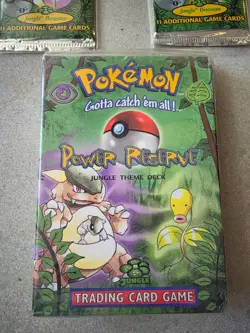 Sealed New Pokemon 1999 Jungle 1st Edition Booster Packs (2) + Jungle Theme Deck - Image 4