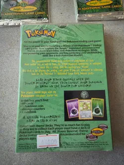 Sealed New Pokemon 1999 Jungle 1st Edition Booster Packs (2) + Jungle Theme Deck - Image 5