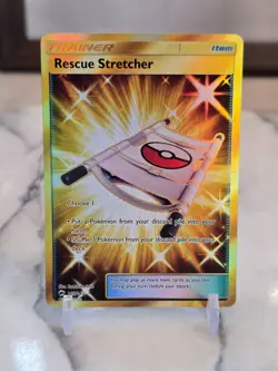 Pokemon TCG Rescue Stretcher (Secret) 165/147 Sm-Burning Shadows Holo MP - Image 1