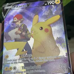 Pikachu V TG16/TG30 Lost Origin Trainer Gallery Pokemon Card NM- - Image 3