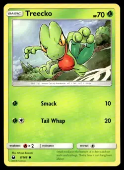 Treecko (8) SM - Celestial Storm 8/168 MP Pokemon TCG | Buy 10 Get 10 Free - Image 1