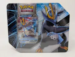 New and Factory Sealed Pokemon TCG Sword & Shield V Strikers Tin - Empoleon V - Image 1