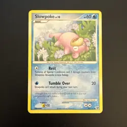 Pokemon TCG Slowpoke Non-Holo 82/106, Great Encounters (MP/HP) - Image 1