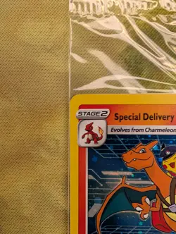 Pokemon Special Delivery Charizard SWSH075 Promo Card New Sealed Holo Rare - Image 3