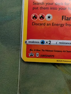 Pokemon Special Delivery Charizard SWSH075 Promo Card New Sealed Holo Rare - Image 5
