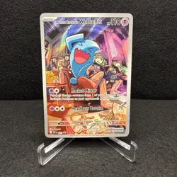 Pokemon TCG Team Rocket's Wobbuffet 203 Destined Rivals Black Star Promo - Image 1