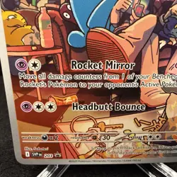Pokemon TCG Team Rocket's Wobbuffet 203 Destined Rivals Black Star Promo - Image 4
