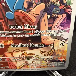 Pokemon TCG Team Rocket's Wobbuffet 203 Destined Rivals Black Star Promo - Image 5