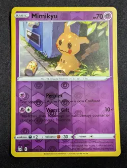 Pokemon Mimikyu 080/196 Reverse Holo Swsh11: Lost Origin NM - Image 1