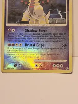 Pokemon Giratina Reverse Holo Rare 4/146 Platinum Stamped - Legends Awakened DMG - Image 3