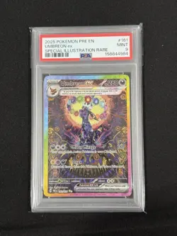 The Pokemon Company 2025 Umbreon ex 161/131 Prismatic Evolutions SIR Holo PSA 9 - Image 1