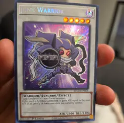 Yugioh! Junk Warrior - BLMM-EN009 - Secret Rare - 1st Edition Near Mint, English - Image 1