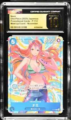 Nami #P-112 Japanese 2025 One Piece Promotional Cards CGC 10 - Image 1