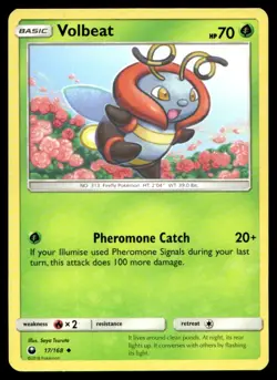 Volbeat SM - Celestial Storm 17/168 MP Pokemon TCG | Buy 10 Get 10 Free - Image 1