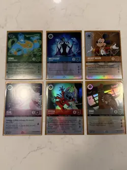 2023 Disney Lorcana D100 Collector’s Edition COMPLETE SET (6 Cards) NM 🚨🚨🚨 - Image 5
