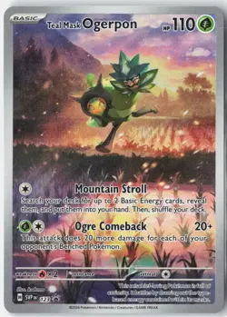 Teal Mask Ogerpon Promo SV: Scarlet & Violet Promo Cards 123 NM - Image 1