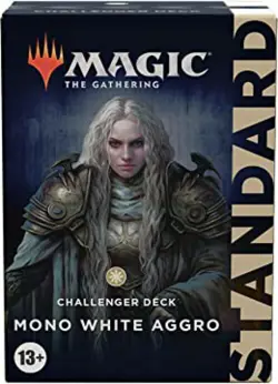 Magic the Gathering MtG TCG 2022 Challenger Deck Mono White Aggro - Image 1