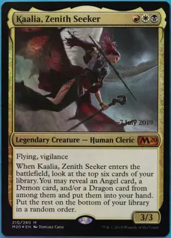 Kaalia, Zenith Seeker (Prerelease) FOIL Core Set 2020 Promos MINT (515634) - Image 1