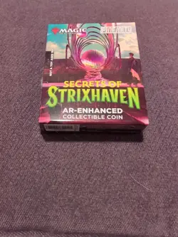 MTG: Secrets Of Strixhaven AR Enhanced Collectible Promo Coin - Force of Will - Image 2