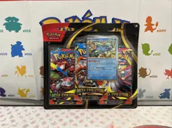Pokemon TCG: Mega Evolution Golduck 3 Pack Blister Promo Card New & Sealed - Image 1