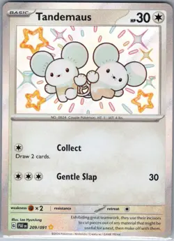 Tandemaus 209/091 SV: Paldean Fates - Pokemon Card - NM - Image 1