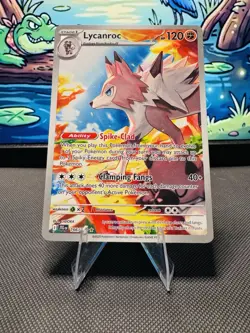 Pokemon Lycanroc 166/159 Journey Together Illustration Rare - Image 1