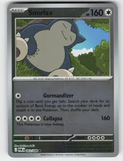 Snorlax 063/088 Common Perfect Order Pokemon Reverse Holo Near Mint - Image 1