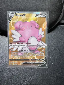 Pokemon TCG Blissey V (Full Art) 182/198 Chilling Reign Ultra Rare NM - Image 1