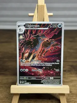 Pokemon TCG: Mightyena Ascended Heroes Illustration Rare 243/217 NM - Image 1