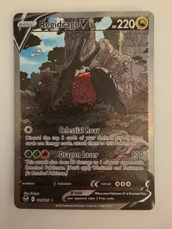 Pokemon TCG Regidrago V Silver Tempest 184/195 Holo Ultra Rare NM - Image 1